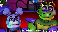 in this gay video, the fnaf credit fruit cock is featured prominently.