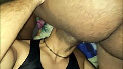Fat gay lovers dominate in homemade condom-free threesome