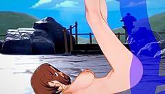 My Hero Academia Hentai - Uraraka Footjob Fucked With Creampie - Japanese Asian Manga Anime Game Porn