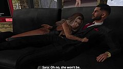 Dinner with the Stepsister Turns into Group Blowjob and Anal Cumshot Fun