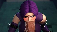 Ravens Cutting Loose With Big Black Cocks In Spanish Hentai Cartoon Anime!