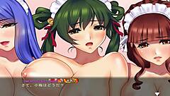 Maid-san to Boin Game final scene with English subtitles and Japanese animation