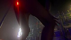 i was wearing a blinking plug in the glory holes