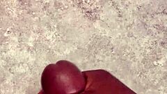 Pornstar Gives Huge Cumshot All Over Bathroom Counter in Close Up POV.