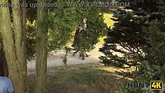 Big tits and ass homemade video with outdoor and friend action
