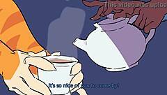 Two girls sharing a bed