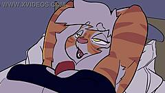 Two girls sharing a bed