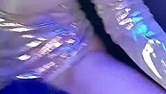 at party, super horny, this guy bangs me in men's bathroom... almost caught!  