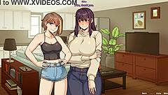 Amy lets Chloe creampie her womb