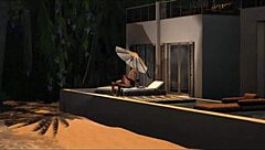 Ali Lancrae And Damien Godard In Hentai Action