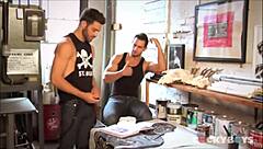 I get ass-fucked in a hardcore threesome