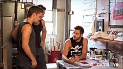 I get ass-fucked in a hardcore threesome