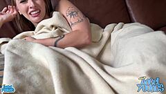 Hot Stepsis Angel Young 18+ Fakes Sick And Fucks Fever Away With Stepbro