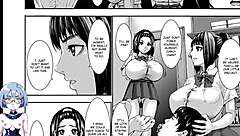 Hentai game with big-breasted women called Academy for huge breasts 7