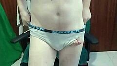 hey, watch this gay guy masturbate with a chair