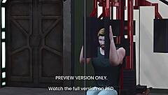 Peggy's secret affair in 3D hentai preview