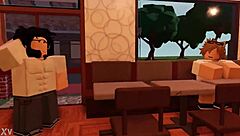 Femboy fun in Roblox gay meetup: Steamy scenes with transsexuals and gay gamers
