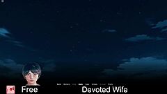 devoted wife in fantasy cartoon