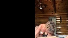 Balls and clit rubbing in outdoor setting