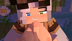 A compilation of Minecraft porn with anime style graphics