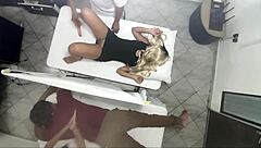 Real video of masseur fucking wife next to cuckold husband