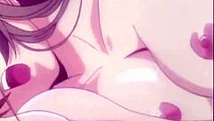 Petite Japanese girl gets it hard in anime porn film