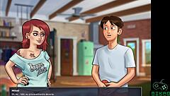 Summertime Saga episode 65: I have a big dick and I am using it for my girlfriends Grace and Eve
