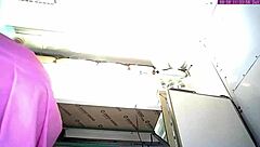 Beautiful blonde in the office, upskirt voyeur