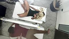 Old man's surprise as his OIL MASSAGE ends in sex
