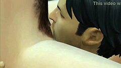 stepbrother spied on pregnant stepsister in shower