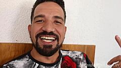 Amateur video of threesome in bedroom