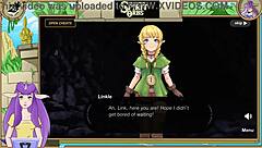 Link from The Legend of Zelda gets some hot action