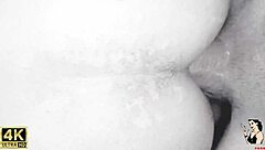 My slutty girlfriend gets her big clit rubbed and pussy pounded