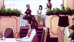 Petite Japanese girl gets it hard in anime porn film