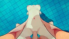 3D animated porn with big boobs and creampie scenes from Gura Gura