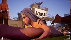 shey nights blowjob in 3d cartoon hentai