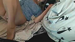 gorgeous blonde camgirl with cute tits masturbating 😍