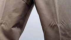 Teacher in costume performs routine