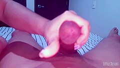 Step sister gives prostate massage to her college neighbor