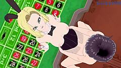 Android 18 Bunny Girl and Chi-Chi Bunny Girl Intense Sex in Dragon Ball Hentai