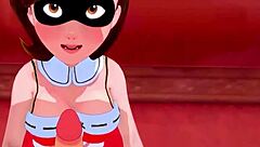 Elastigirl Sucks The Wrong Santa In Full Incredibles Movie!