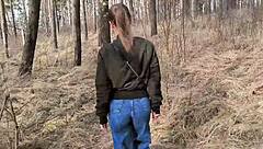 i met a nymphomaniac in the forest park, dragged me into bushes, brought me to orgasm