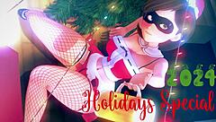 Elastigirl Sucks The Wrong Santa In Full Incredibles Movie!