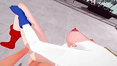 Power Girl is fucking Superman in this fantasy