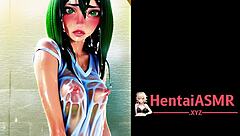 Froschige Anime-Mädchen In Bikinis Masturbieren