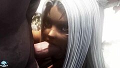 catgirl with big tits fucked in limsa lominsa nude mod.