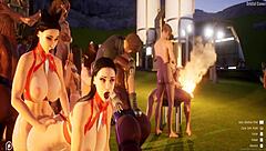 shey nights blowjob in 3d cartoon hentai