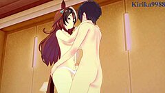 Symboli Rudolf's intense creampie sex in Uma Musume hentai 😍.
