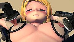 Rin Licks And Fingers On Massage Chair!