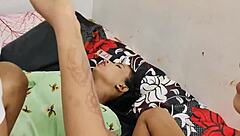 Komal and Neha's passionate 3some experience in dorm room